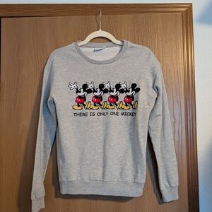 Disney Gray Mickey Mouse Sweater